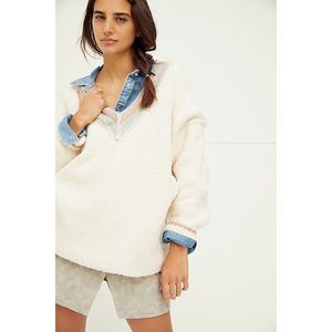 Free People Steffie V Neck Pullover Size S